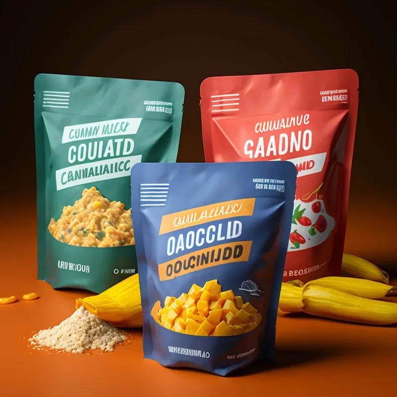 Custom Printed Resealable Food Nut Packaging Aluminum Foil Stand Up Pouch Reusable Ziplock Plastic Packaging Bag
