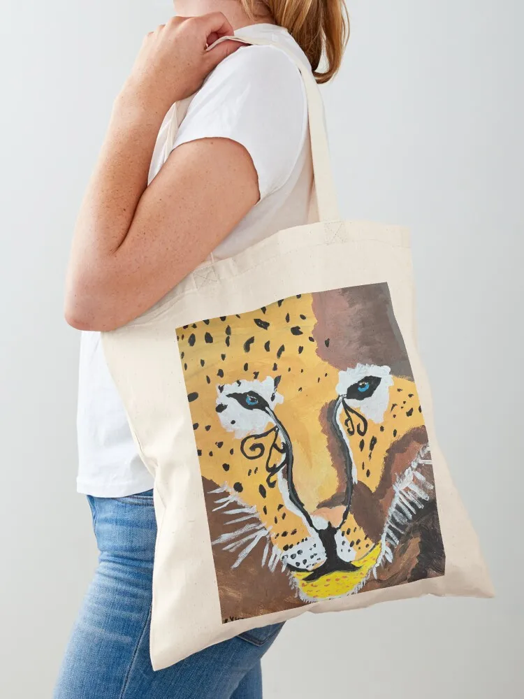 

Cheetah Tote Bag hand bag ladies cloth bag woman eco folding the tote