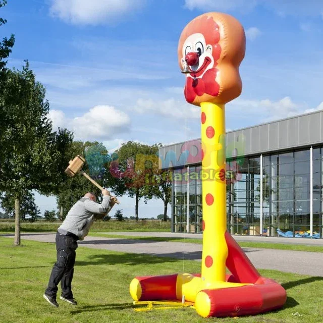 High Striker Game Inflatable Hammer Striker Inflatable Smash Power Games With Hammer