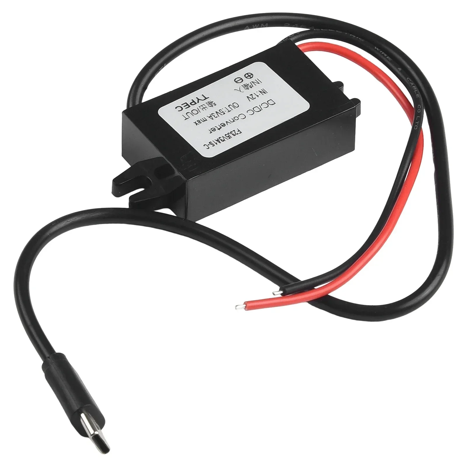 Konwertuj 12V na 5V 3A z wodoodpornym konwerterem typu C USB C DCDC Step Down Module, do pojazdów kempingowych i nawigacji GPS