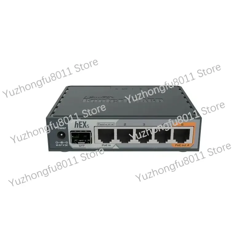 MikroTik RB760iGS hEX S ROS Gigabit Ethernet Router with 1xSFP Port, 5x10/100/1000Mbps Ports,