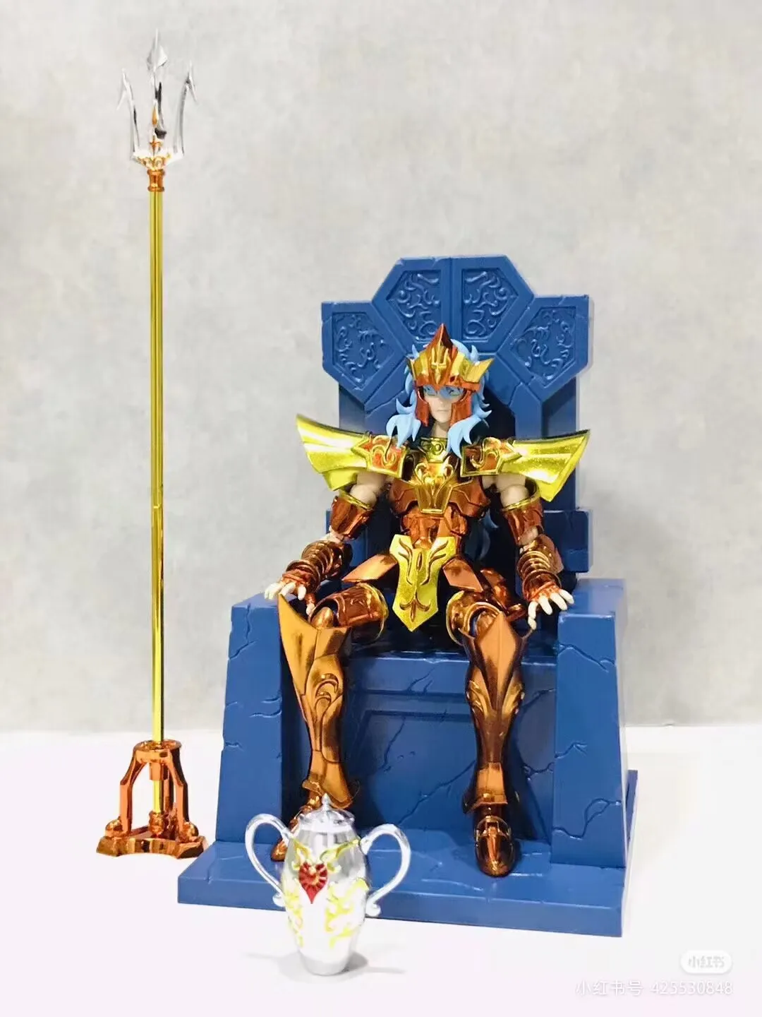 In Stock Bandai Saint Seiya Myth Cloth Ex Neptune Poseidon Deluxe Edition Action Figure Anime Model S.H.Figuarts