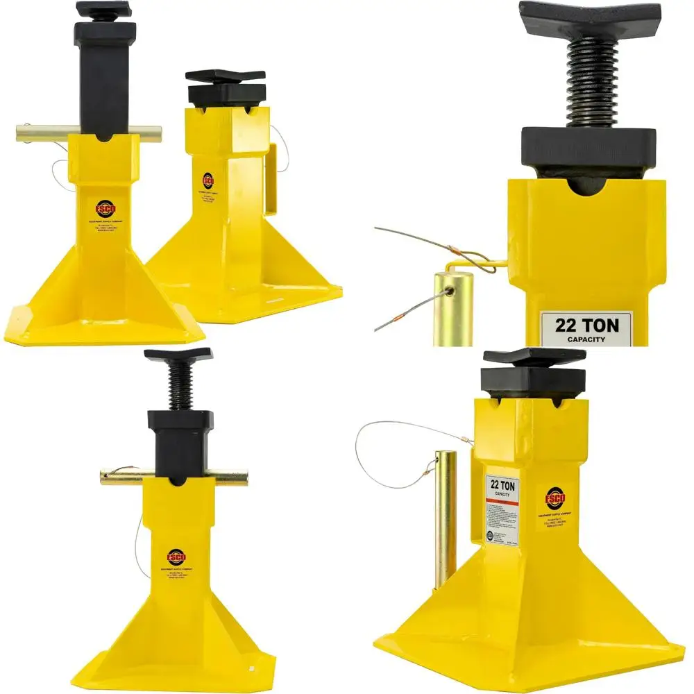 

Сверхмощные 22-тонновые опоры для домкрата, регулируемая резьбовая стойка, пара для ремонта автомобилей