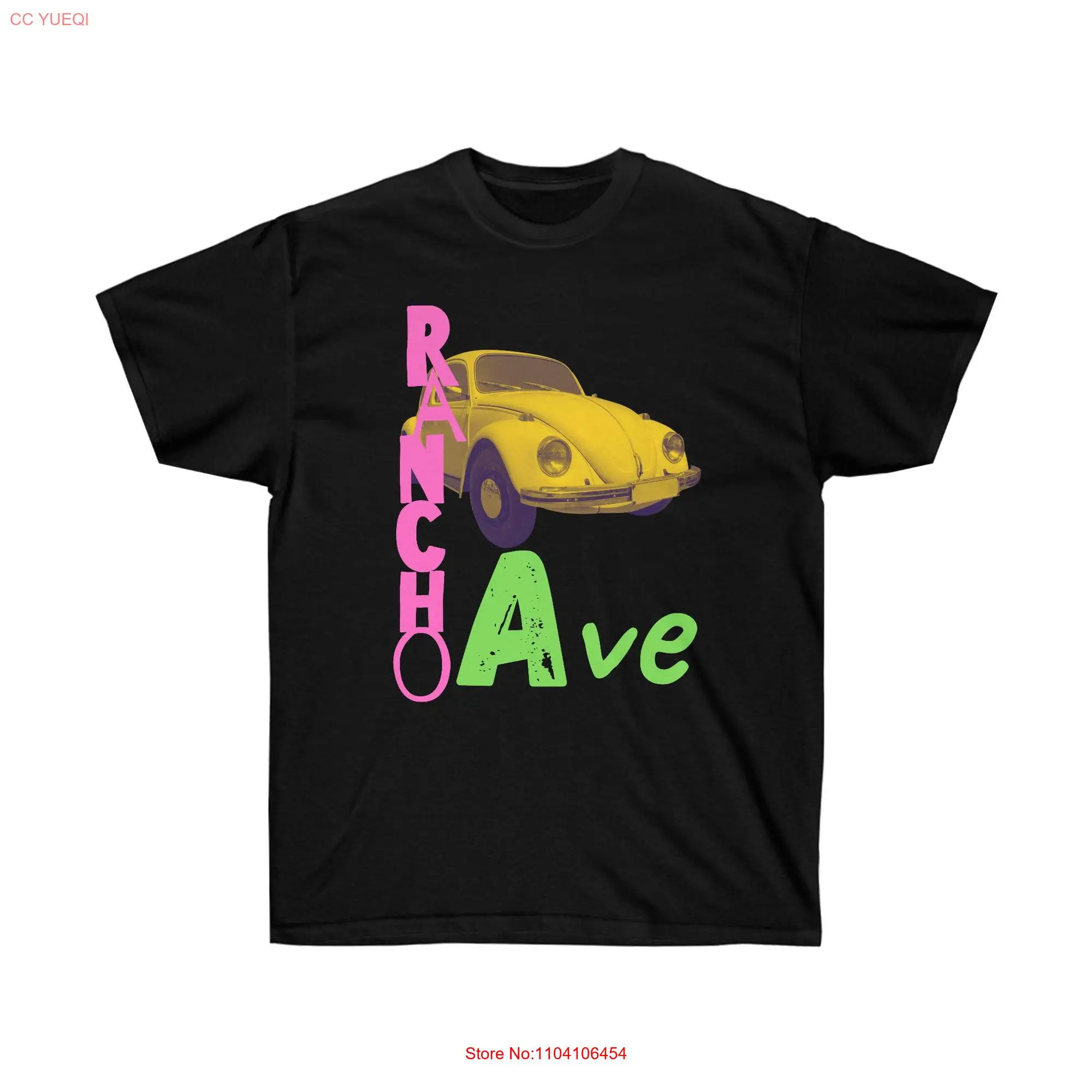 RANCHO AVE Ultra Cotton T Shirt long or short sleeves