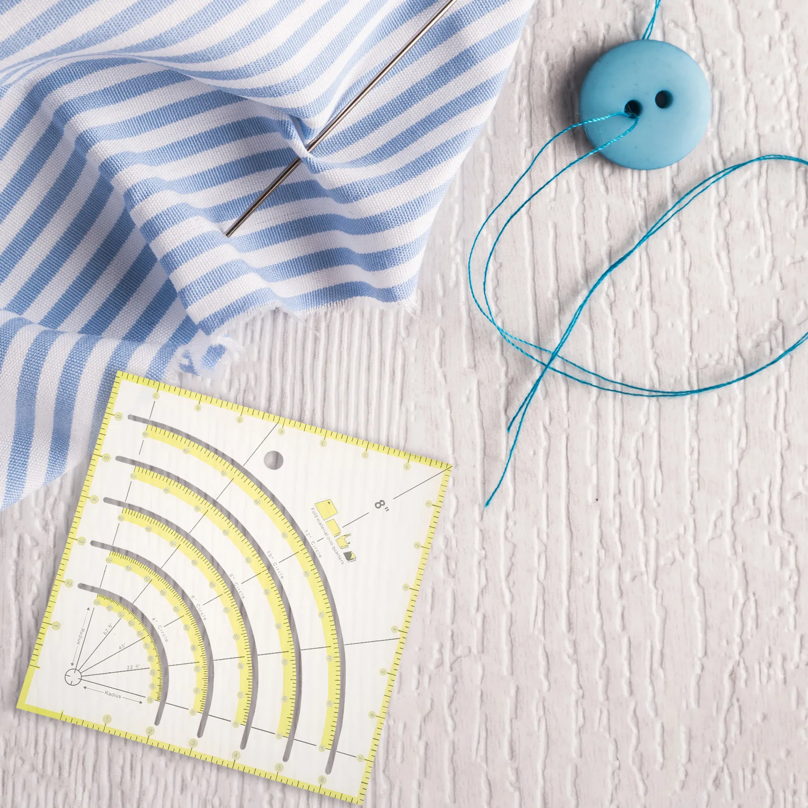 

Sewing Ruler Cutting Template Patchwork Quilting Acrylic Tool Triangle Shaped Durable Craft DIY Gift Embroidery Hobbyist