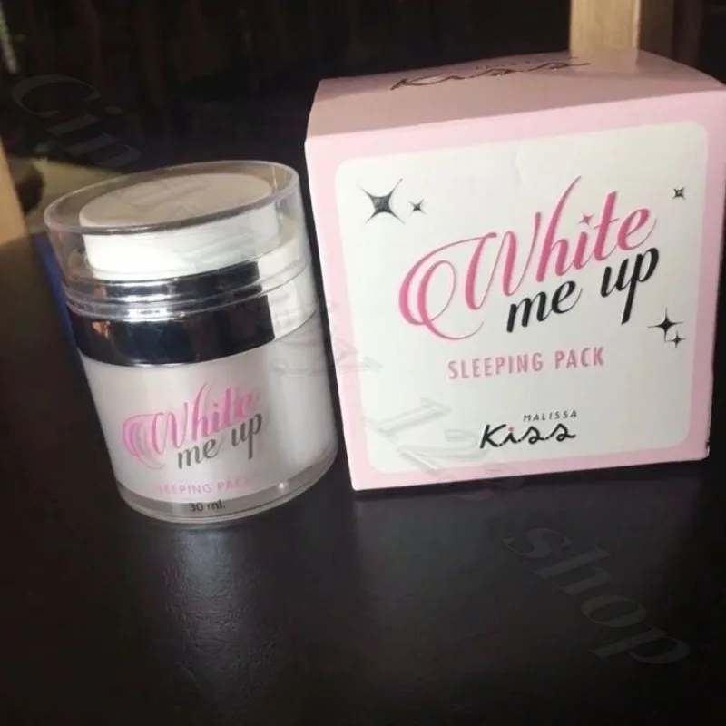 يستخدم قناع النوم الأبيض لي في تايلاند 30 جرامًا لتفتيح لون البشرة وإزالة الميلانين ليلاً قبل الذهاب إلى السرير