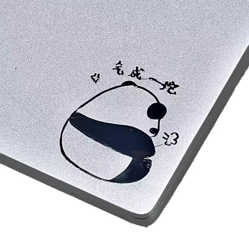 3Pcs Cute Cartoon Pattern Metal Sticker for Laptops Simple Fashion Headset Tablet PC Phone Case Waterproof Decoration DIY Decals