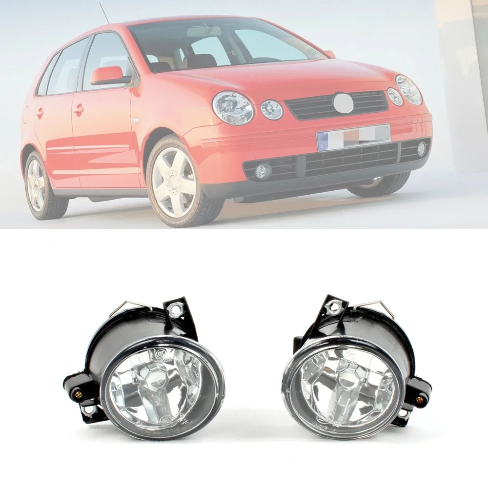 

Front Bumper Fog Light With Bulbs For VW Polo 9N 2002 2003 2004 2005