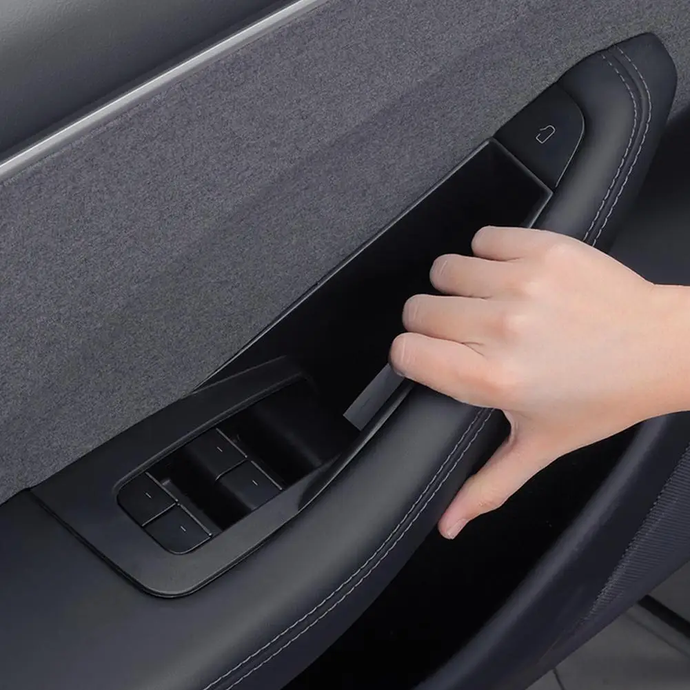 Für Tesla Model Y/YL Juniper 2025+ Türgriff-Aufbewahrungsbox Vorder- und Hintertür-Aufbewahrungsbox Organizer Fach Zubehör – Detail 8