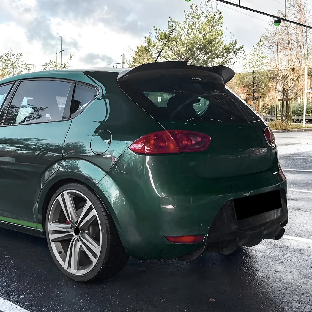 Rear Roof Lip Spoiler For Seat Leon MK2 2009 2010 2011 2012 4Door Hatchback Tail Wings Fixed Wind Spoiler Bodykit Tuning