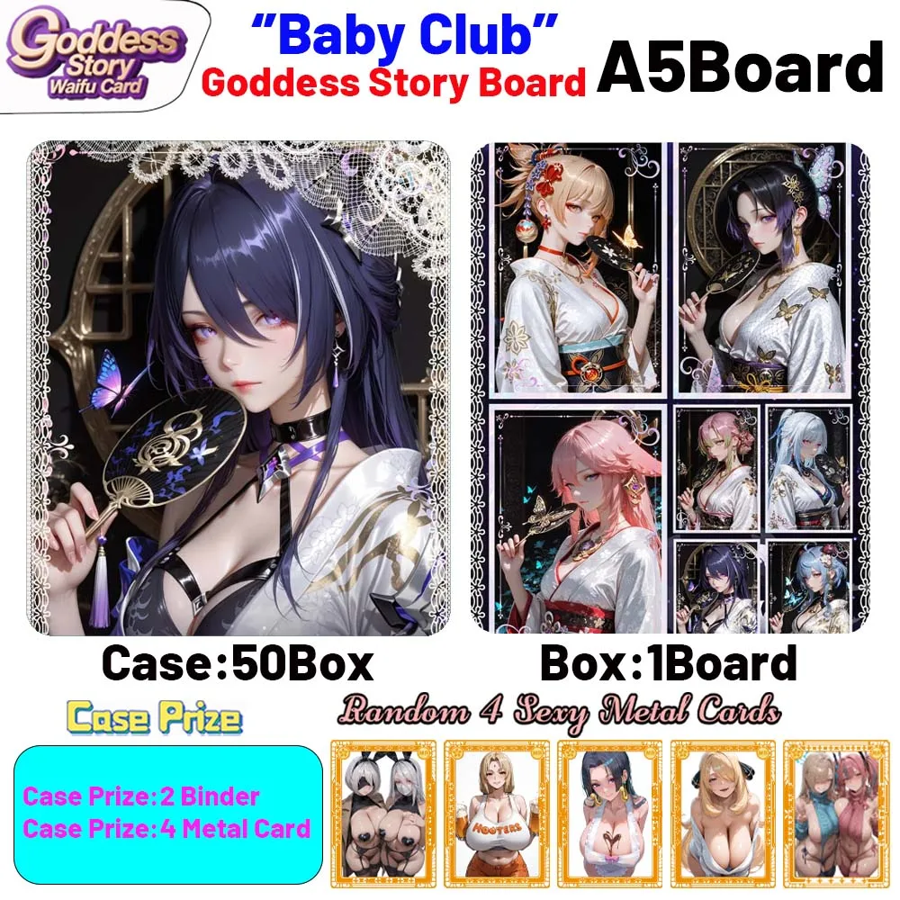 2025 más nuevo bebé Cultrual AN XIANG todos los tableros acrílicos A5 Ssenpai Anime Girl Party Booster Box Doujin juguete Hobby regalo