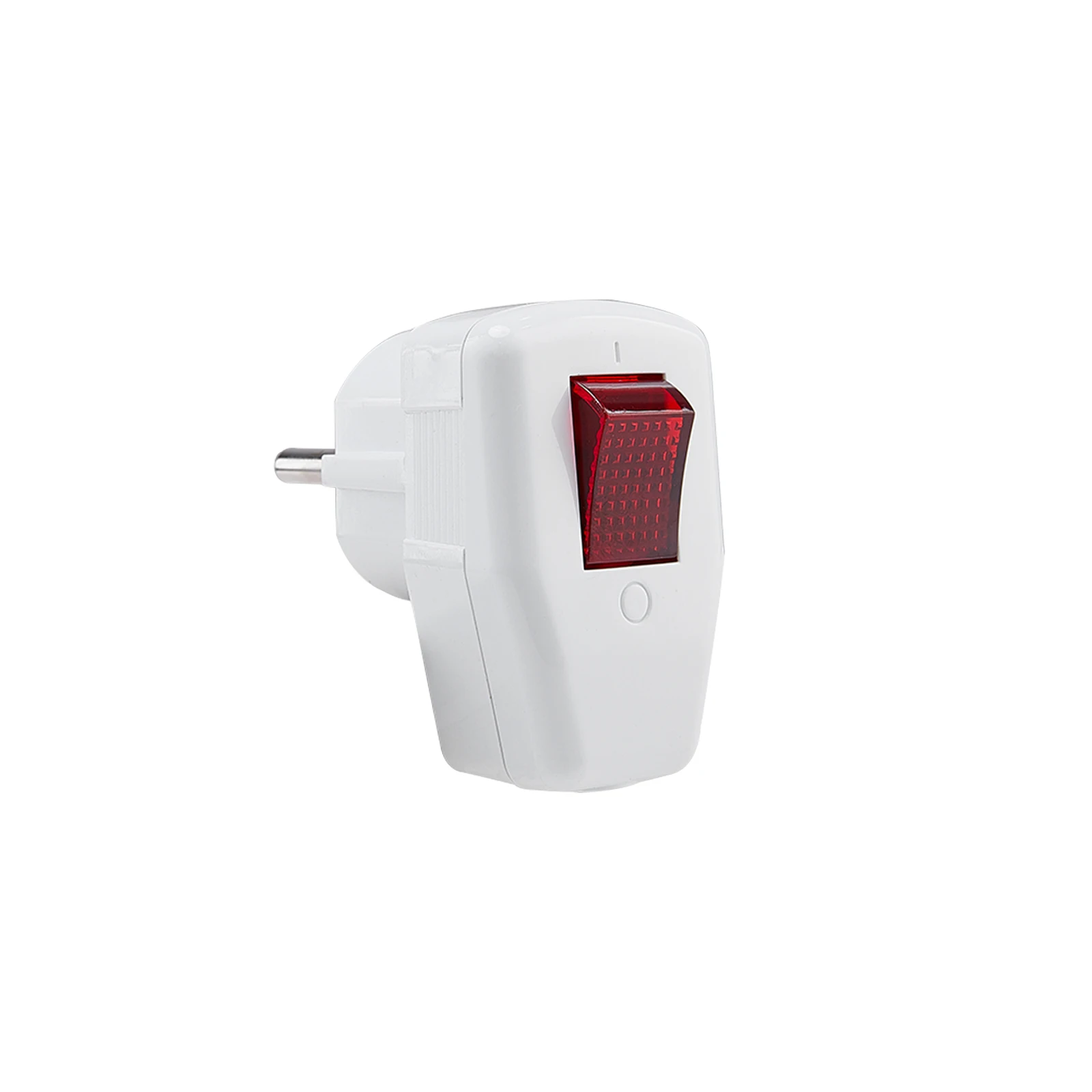 3er-Pack Deutschland-Stecker mit EIN/AUS-Schalter, wiederaufladbarer EU-Netzstecker-Adapter, Schuko-Drahtstecker-Konverter