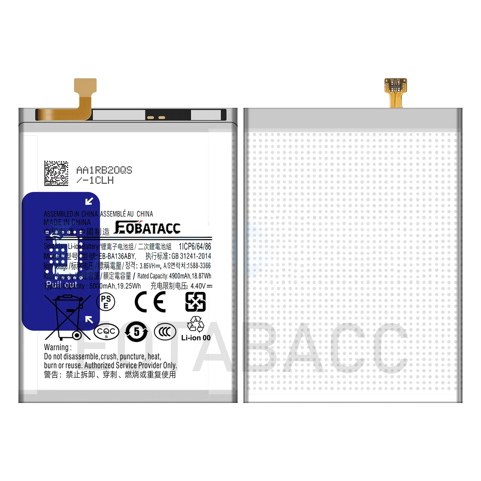 2025 سنة EOTABACC جودة عالية 100% الأصلي EB-BA136ABY بطارية لسامسونج A13 5G/M13 5G بطارية + أدوات