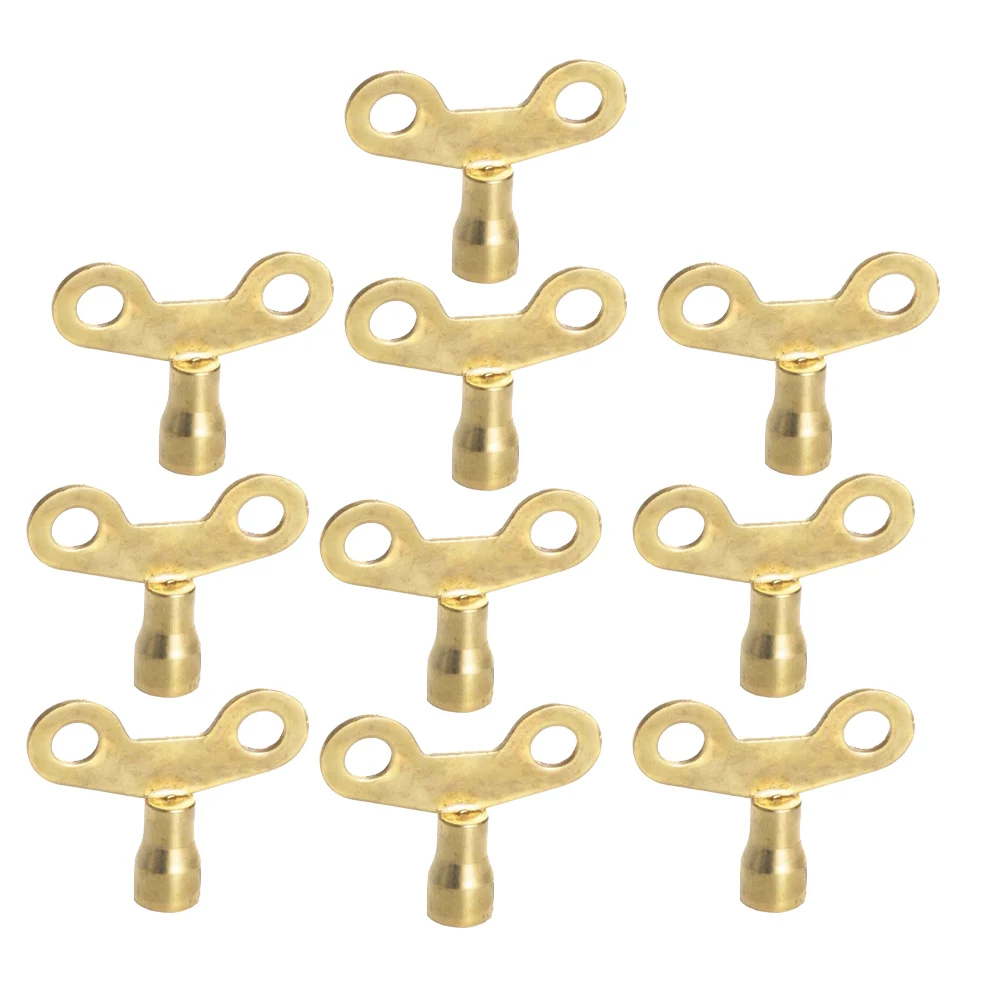 

Home Fixtures Faucet Keys Home Exhaust Valve Faucet Key Quick Open Handle Radiator Pipe Valve Switch 10pcs/set