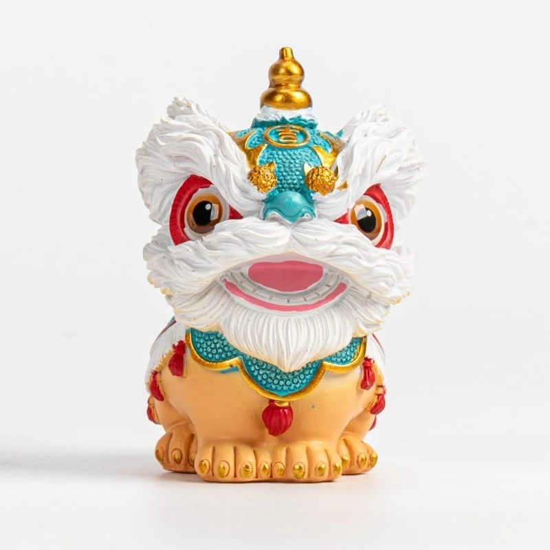 

Согревающий дом, китайский лев, танцующий национальный прилив, орнамент для гостиной, винный шкаф, ТВ-шкаф, вход, рабочий стол, счастливый орнамент