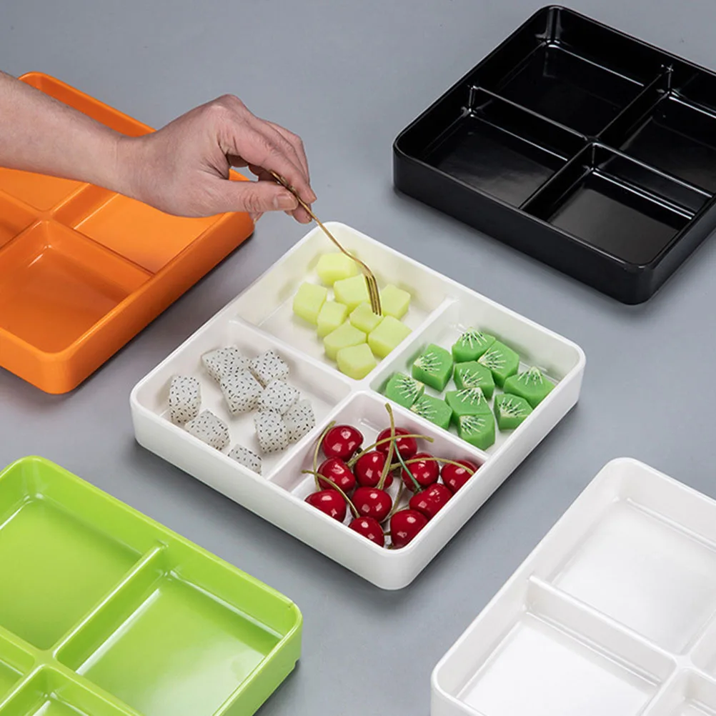 

Snack Plate Food Dish Appetizer Serving Tray Kitchen Picnic Wedding Storage Bowl Tableware Candy Dessert Container
