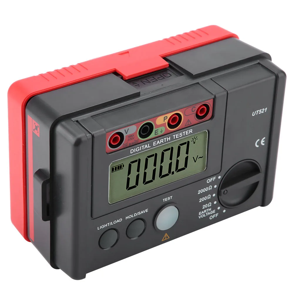 UT521/UT522 Digital Earth Tester Earth Ground Insulation Resistance Meter Ohmmet