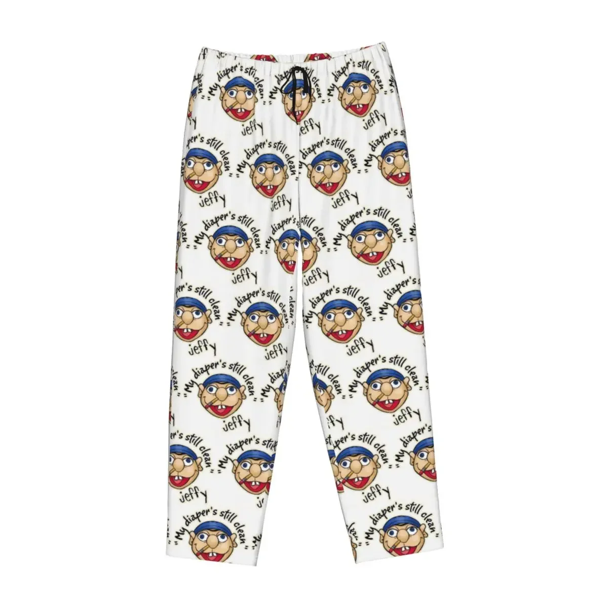 

Женские пижамные брюки Custom Jeffy My Diaper's Still Clean SML с карманами для дома и сна