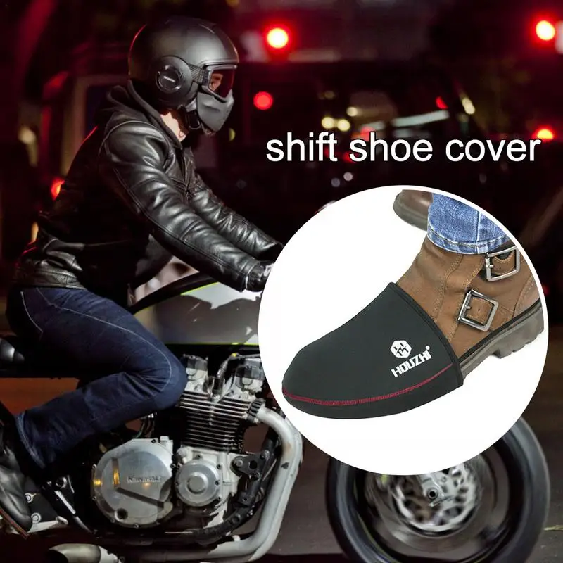 Protective Gear Shoe Cover Motorcycle Shift Shoe Boot Cover Gears Shifter Cover Pad Anti Slip Rubber Toe Protector Accessories