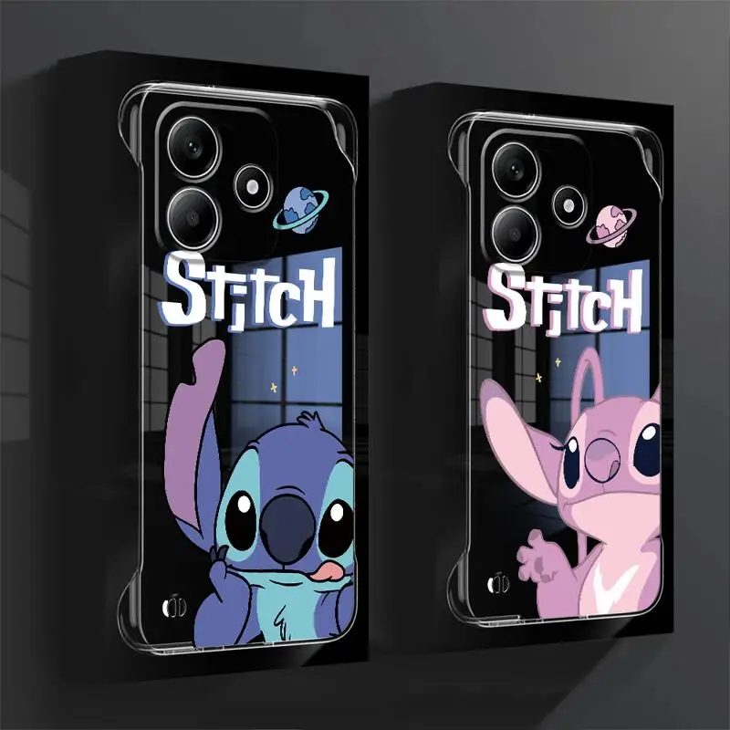 Fashion Cool Stitch A-angie phone case for Redmi note 14 pro plus cases 13 5g 12Pro 13pro 10 12 borderless cooling clear funda