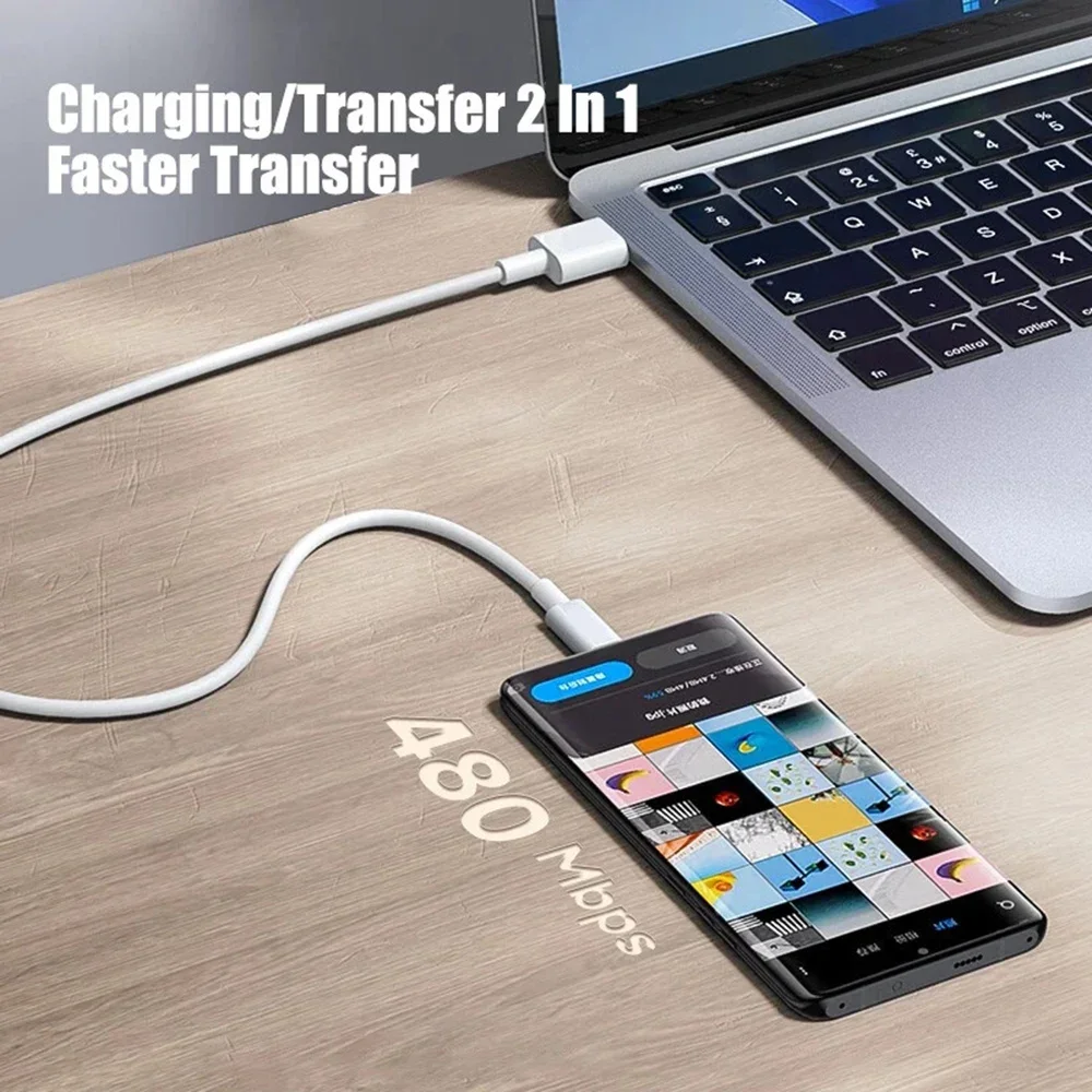 PD 60W Type C to  Type C Cable Fast Charge Data Cable For Iphone 16 15 16Pro 15Pro Huawei Samsung Xiaomi Data Line 1M 1.5M 2M