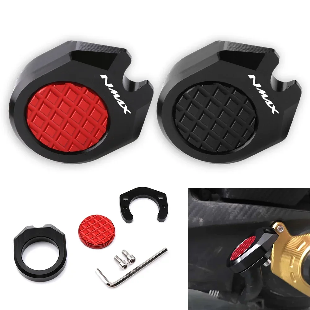 

Motorcycle Centre Mount Foot Stand Center Stand Extension Enlarger Pad Fit For YAMAHA NMAX 125 155 NMAX125 NMAX155 Accessories