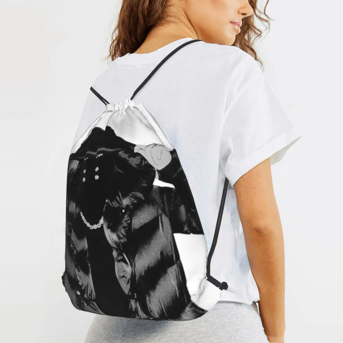 

Yeat Afterlyfe Backpacks Fashion Drawstring Bundle Pocket Shoes Bag Book Bags for Travel School