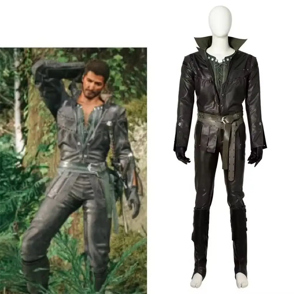 

Игра Cidolfus Telamon Косплей Костюм Пальто Брюки Перчатки Пояс Пальто Брюки Перчатки Пояс Хэллоуин Карнавал Вечеринка Outfi