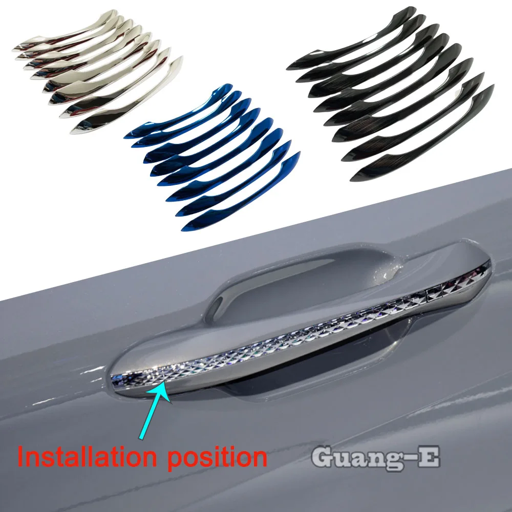 For Hyundai Custo 2021 2022 2023 2024 Stainless Steel Car Door Handle Cover Decoration Trim Frame Armrest Exterior Accessories