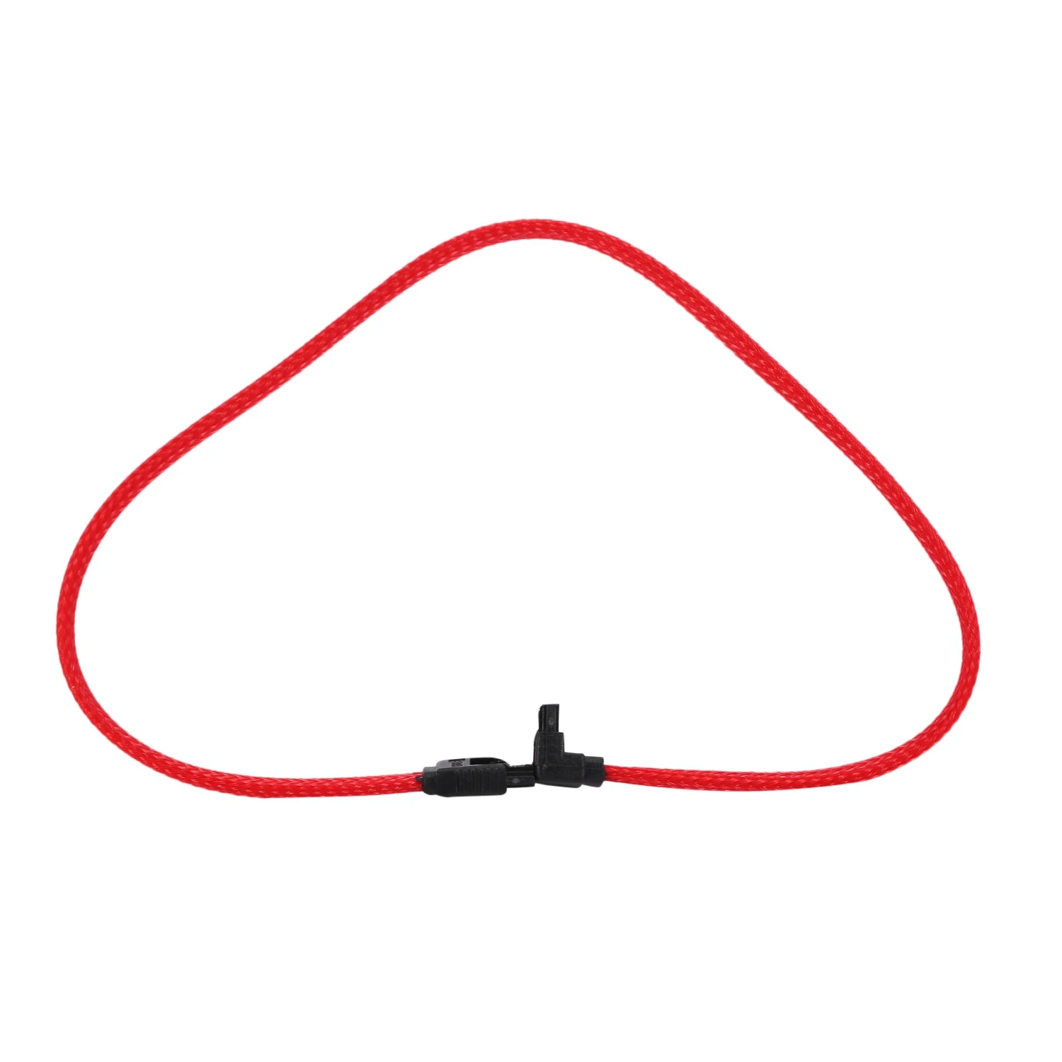 Kabel Data SATA 3.0 III SATA3 7pin 50CM, kabel Data sudut kanan 6 Gb/s SSD, kabel Data Hard Disk HDD dengan lengan nilon merah