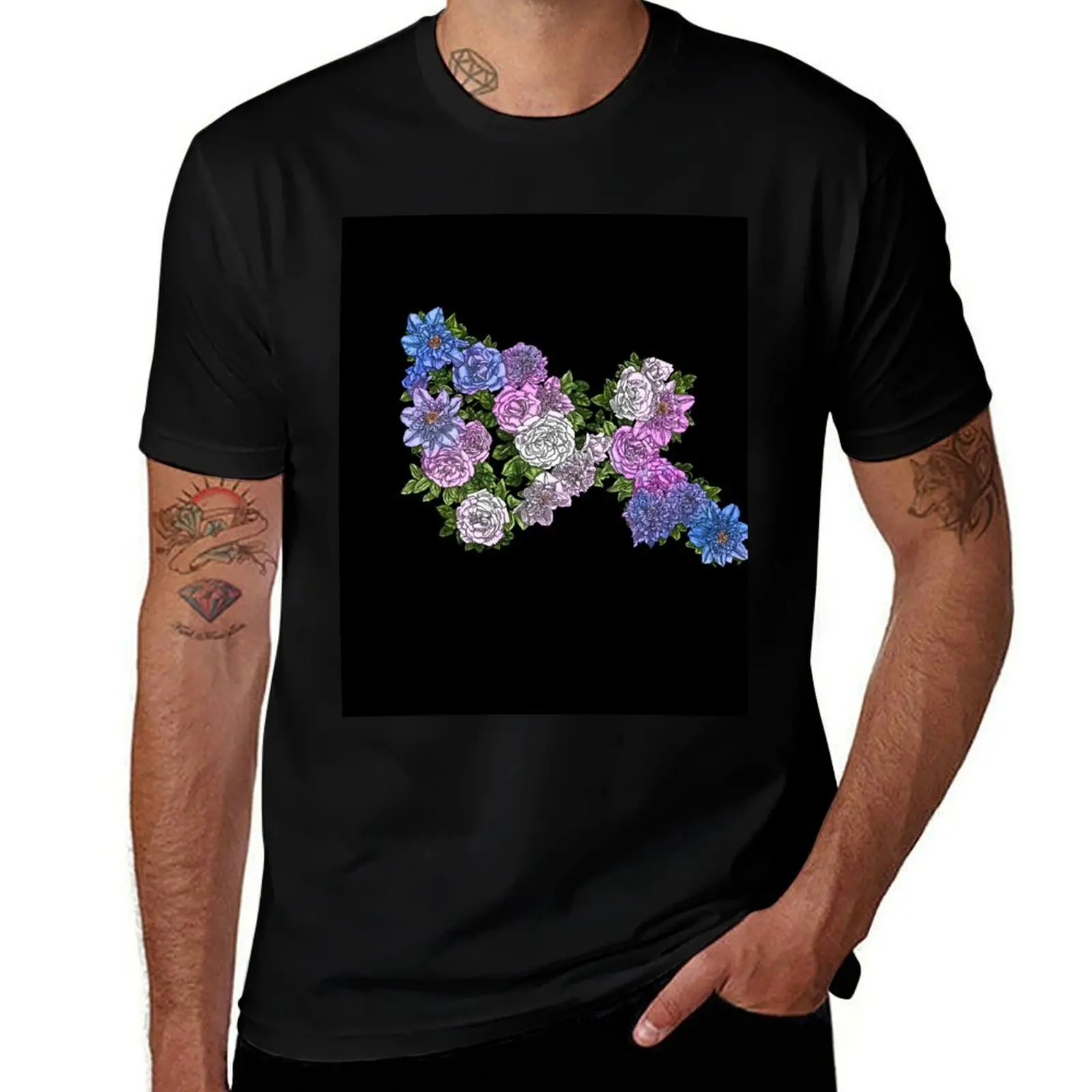 

Clematis and Roses 2023 T-Shirt t shirts for man cotton soft t shirt man luxury t shirt for man 100 percent cotton T-Shirt
