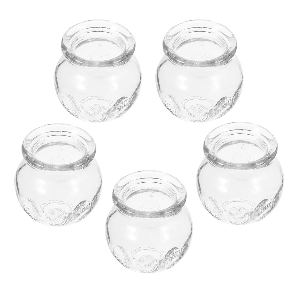 

5Pcs Glass Cupping Set Ideal for Home Spa and Massage Therapy Promotes Blood Circulation and Comfort Relief Glass Cupping Set