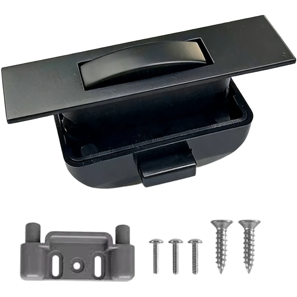RV Lock Press Lock Cabinet Drawer Handle Latch Keyless Push Lock Lock Handle For RV Yacht Marine Storage