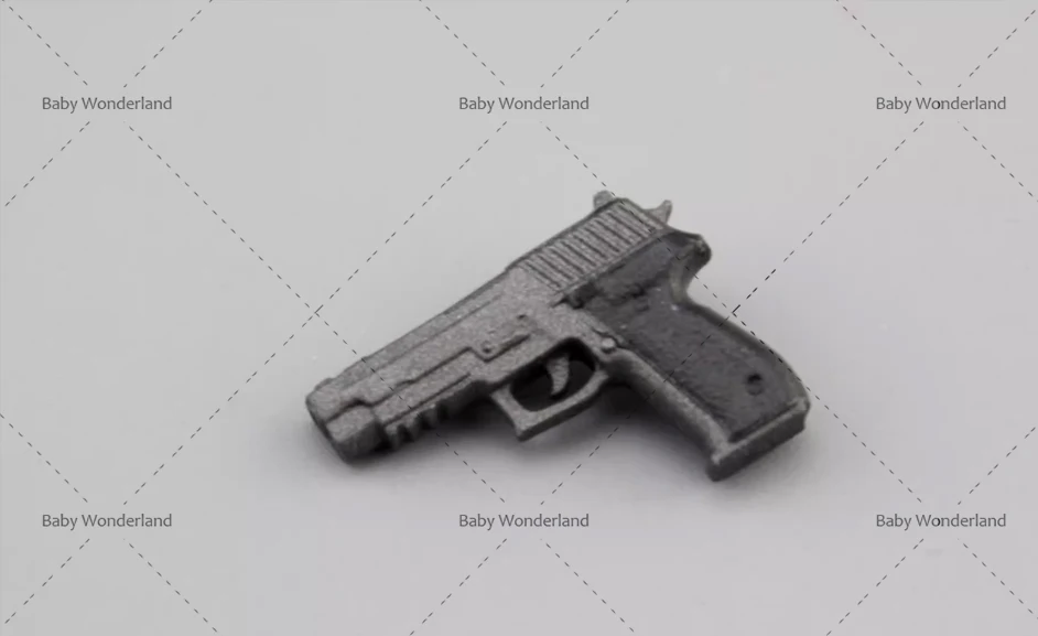 

In Stock 1/12 Mini G17 Soldier P istol Weapon Model Scene Props Fit 6''Action Figure Body Accessories Length About 1.8cm