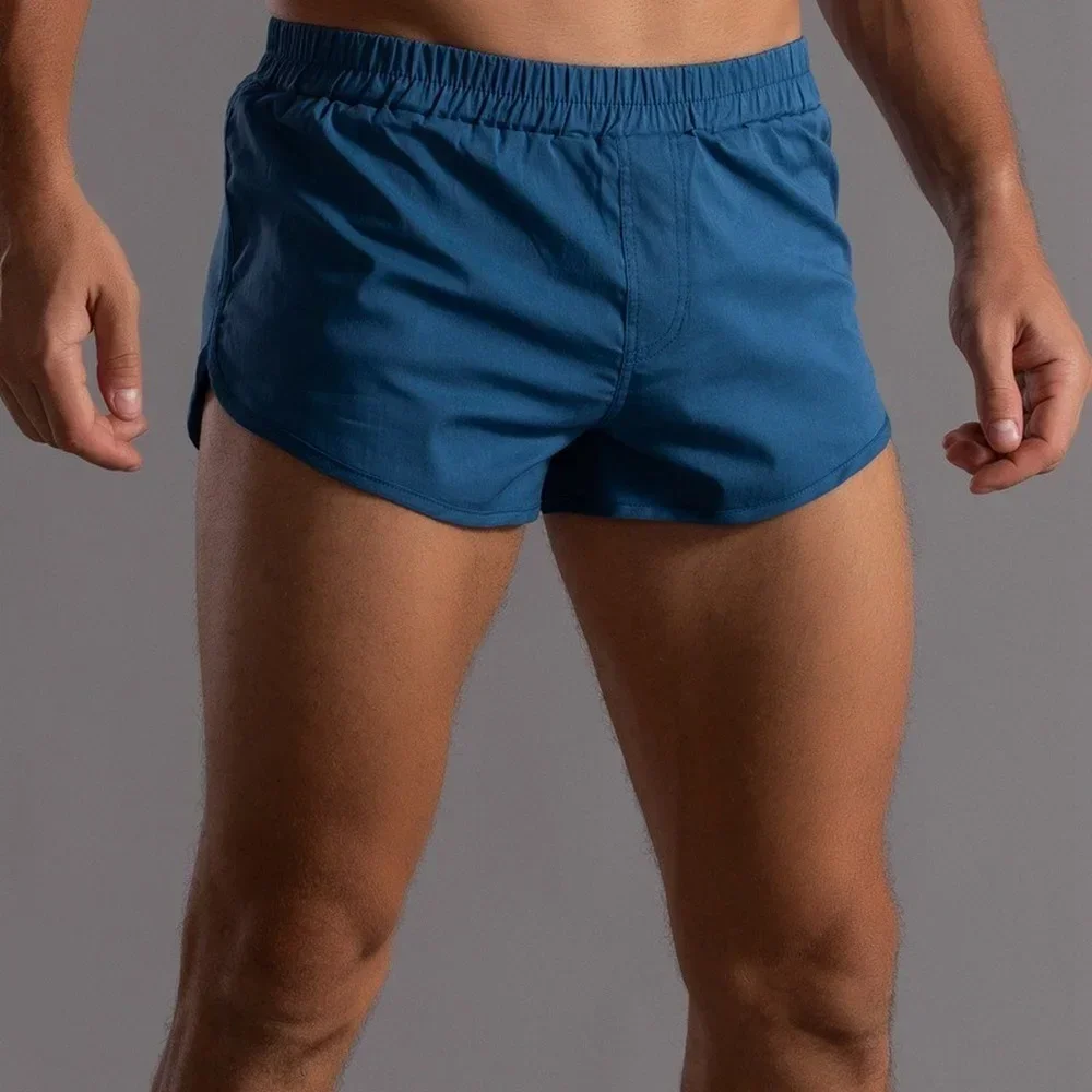 

3 Part Shorts Men Sportswear Clothes Jogger Shorts Solid Color Elactic Waist Sweatpants Basic Many Colors Available