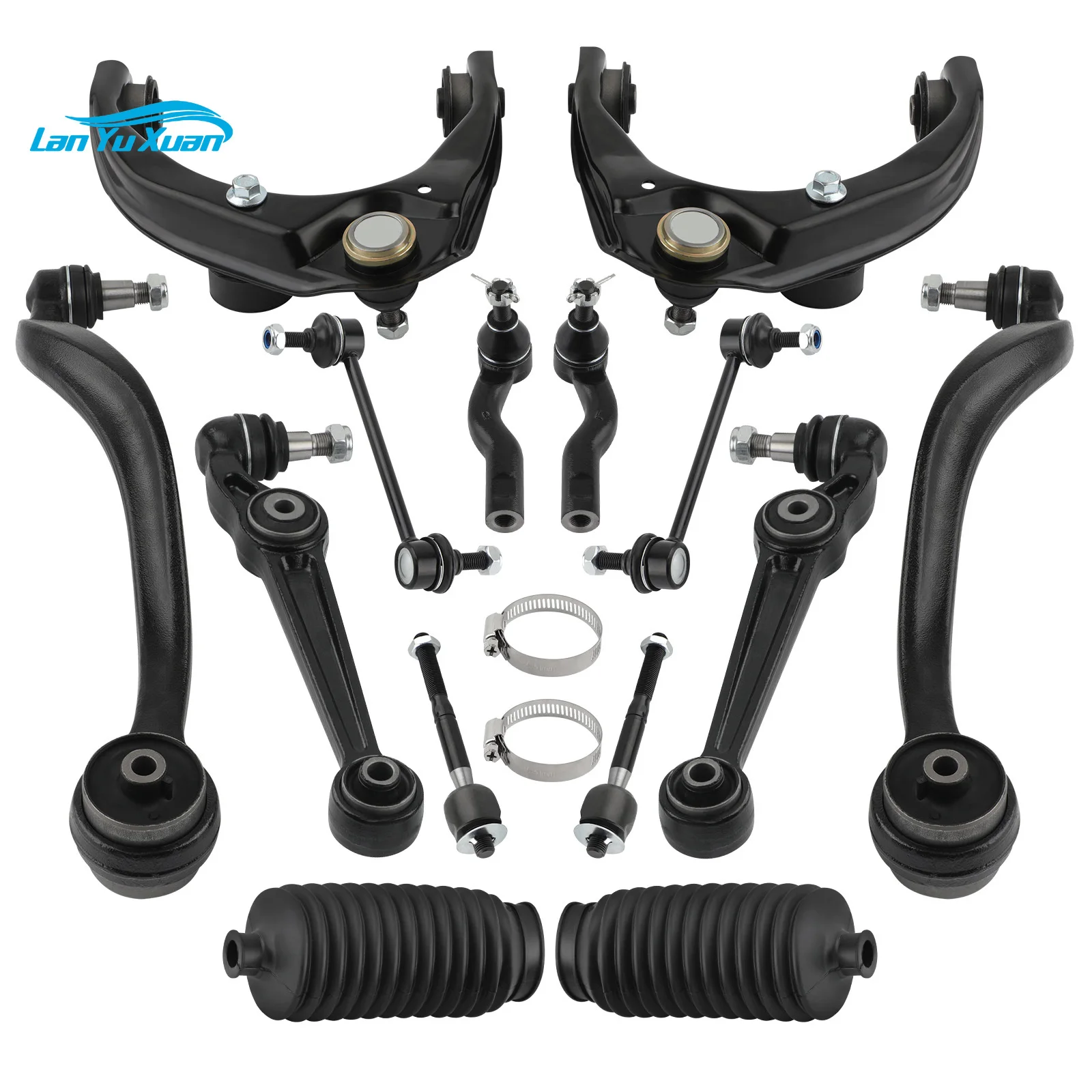 

14x Suspension Kit Front Upper Lower Control Arms Sway Bar For Ford Fusion Milan Lincoln MKZ 2010-2012