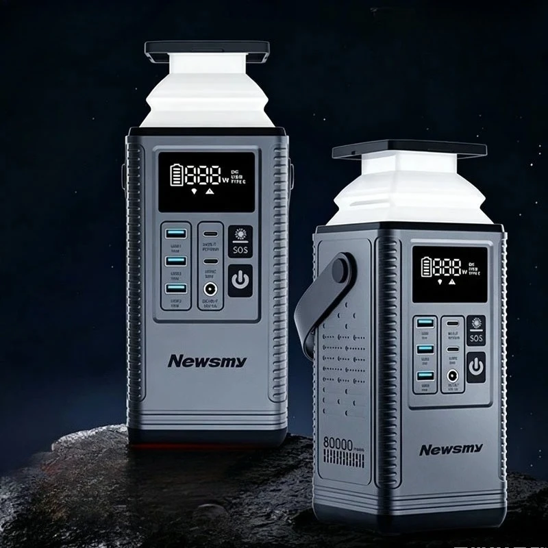 PD100W 80000mAh Portable Power Station 296Wh Battery Solar Generator AC Output Camping Emergency Power Supply view 4
