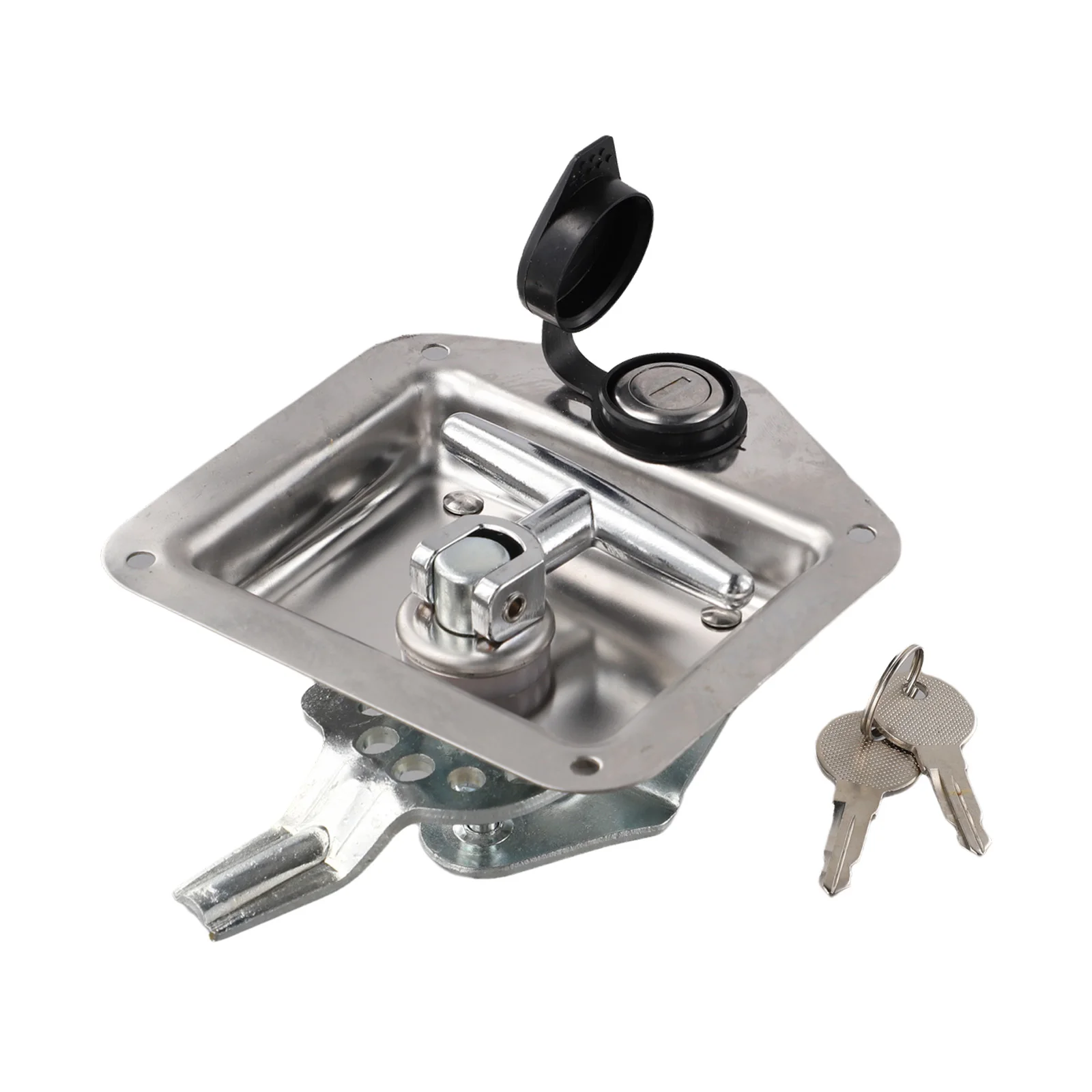 For RV RV Camper Latch T Handle Latch RV Trailer Polished Finish Reliable Performance Sturdy Construction Weather-resistant