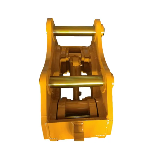 Manufacturer Direct Sales Yellow 3-6Tons Double-Lock Quick Hitch Coupler Excavator Attachment for Mini Excavator