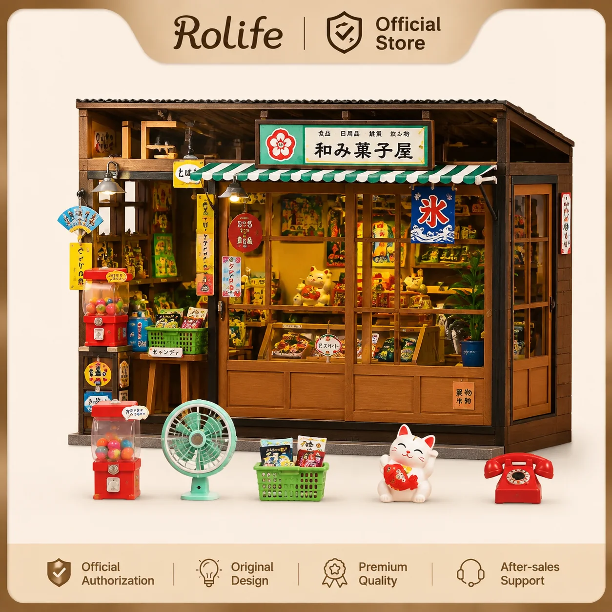Model Kit Japan Shop - Набор для сборки миниатюрного домика Rolife