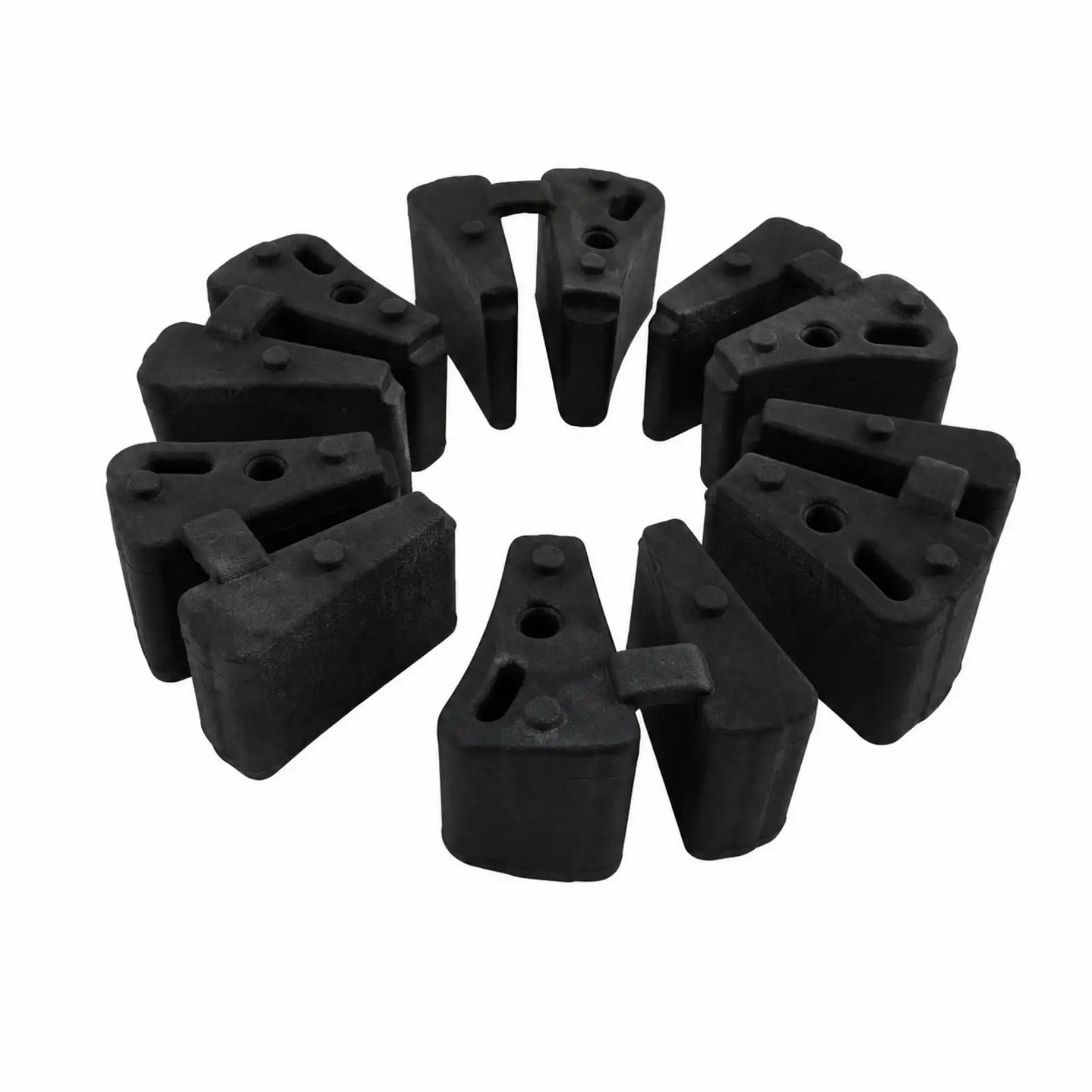 6 Pieces Rear Wheel Hub Component Damping Rear-Wheel Hub Cush-Drive Block Tapered Wedge Cush-Drive Block Shock-Absorbing
