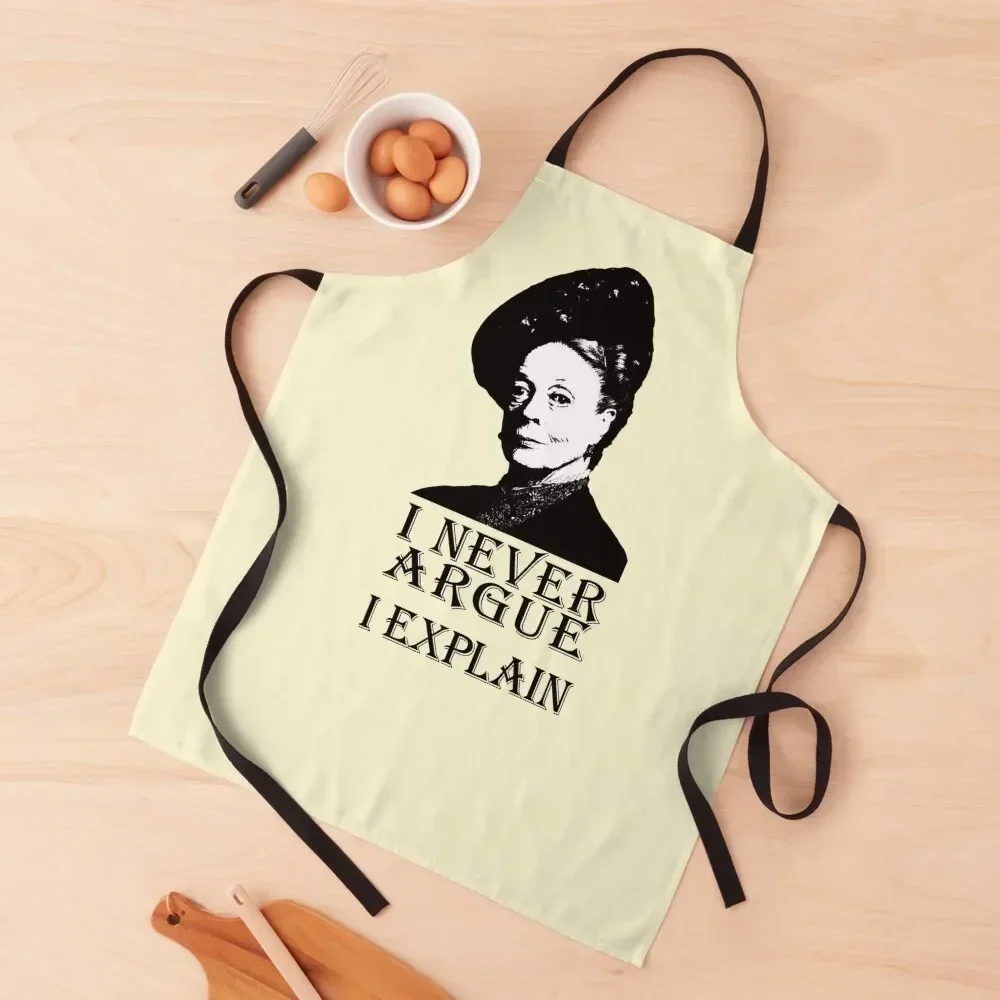 I Never Argue - I Explain Apron Customizable For Home Accessories Apron