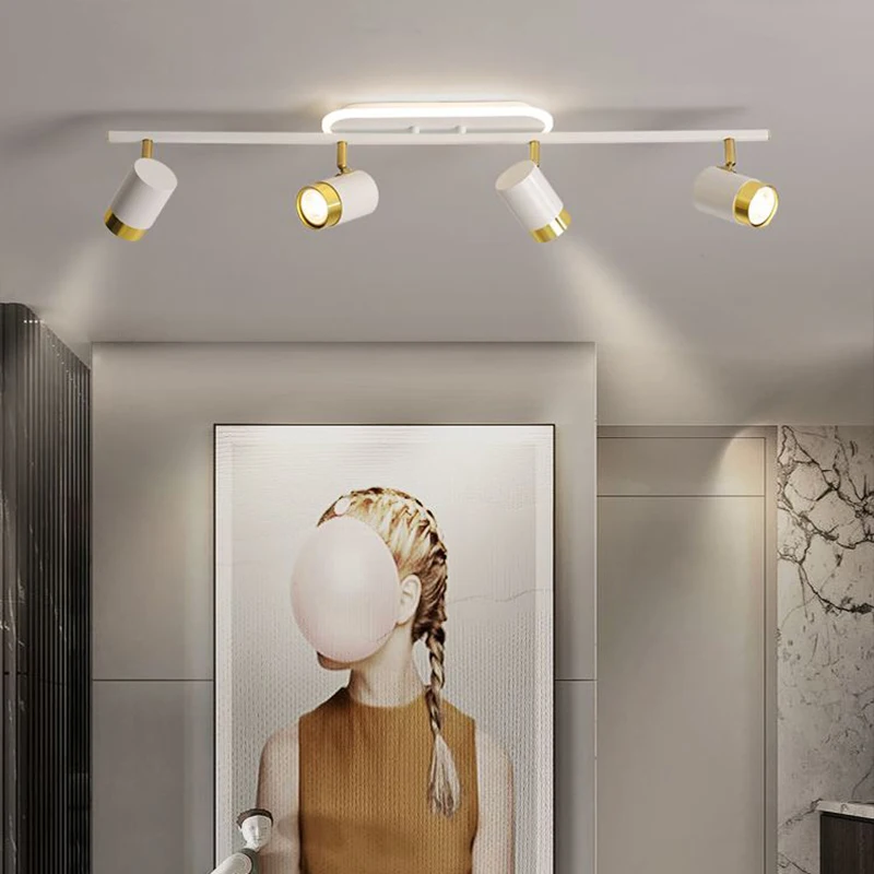 Household Exposed Ceiling Downlight Bedroom Living Room Background Wall Cloakroom Ceiling Light Nordic Led Chandelier Spotlight