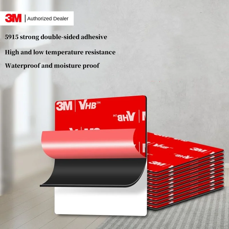 

10pcs 3M 5915 Double-Sided Adhesive High temperature High Viscosity Foam Tape For Home Decoration Car No Traceless Strong Tape