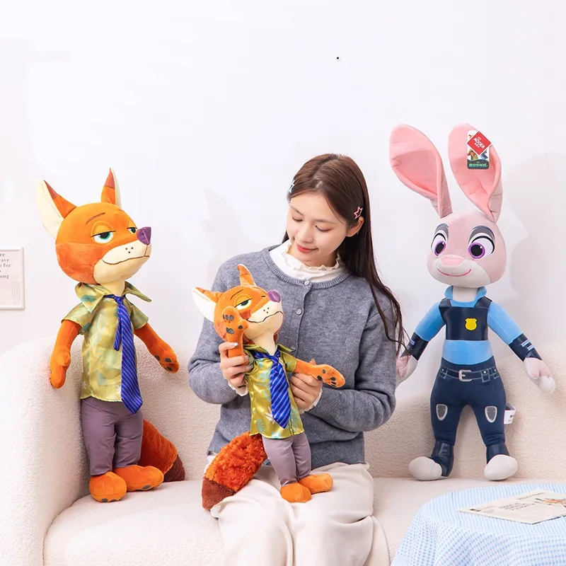 

32 см Disney Zootopia плюшевая кукла игрушка сладкий крутой полицейский цветок кролик Джуди красивая лиса Ник восстановленная кукла украшения подарки