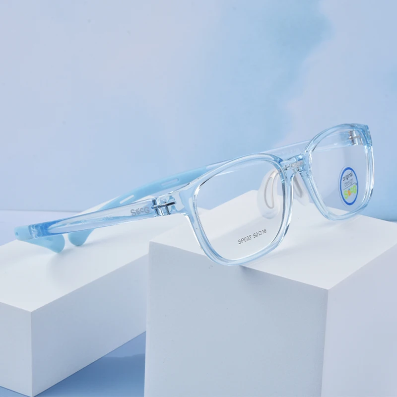 SECG Ultralight Flexible Soft Children Glasses Optical Spectacle Sports Glasses Silicone For Boys And Girls Students Myopia