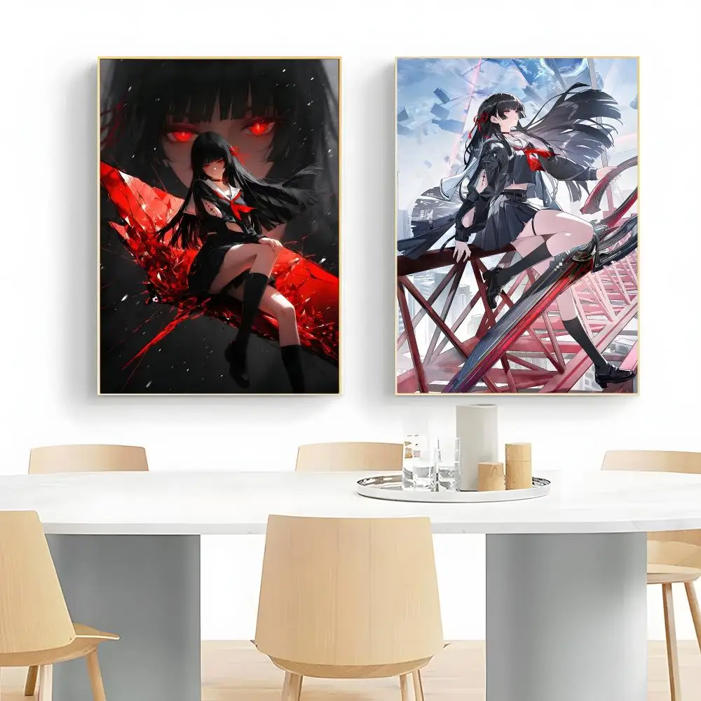 Scientific Game Character C-Chisa Poster Frameless Peel-and-Stick Removable Wall Art Print