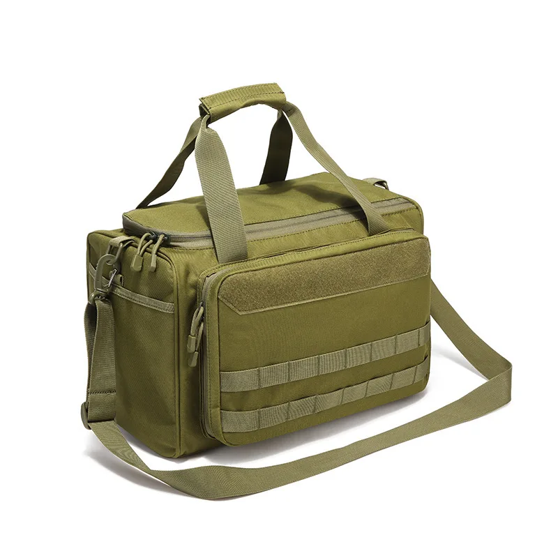 New Large-Capacity Camouflage Outdoor Cycling Camping Waterproof Multi-Functional Portable Sundries Storage Bag Shoulder Bag