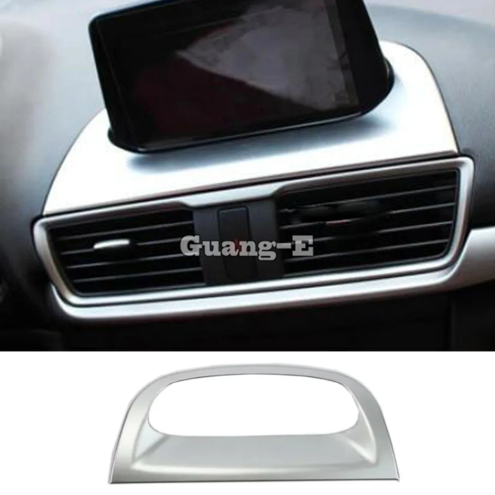 

For Mazda 3 Axela M3 2014 2015 2016 2017 2018 2019 Car Console Central Control Navigation Air-Condition Volume Switch Trim Frame