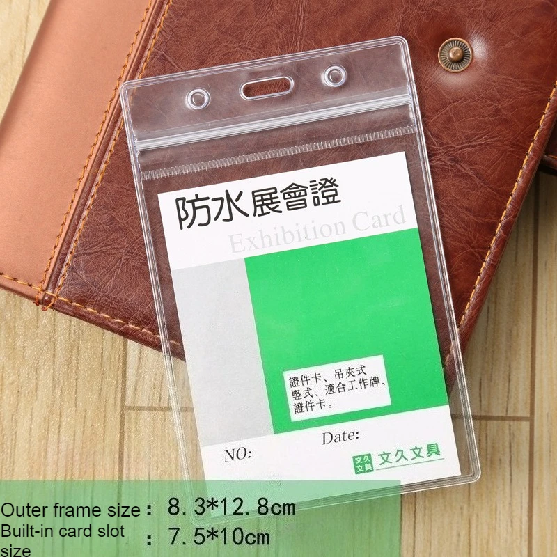 Double End Badge Lanyard with Dual Hooks Adjustable Neck Strap for Work Event Card Holder Business Access Pass with Card Holder